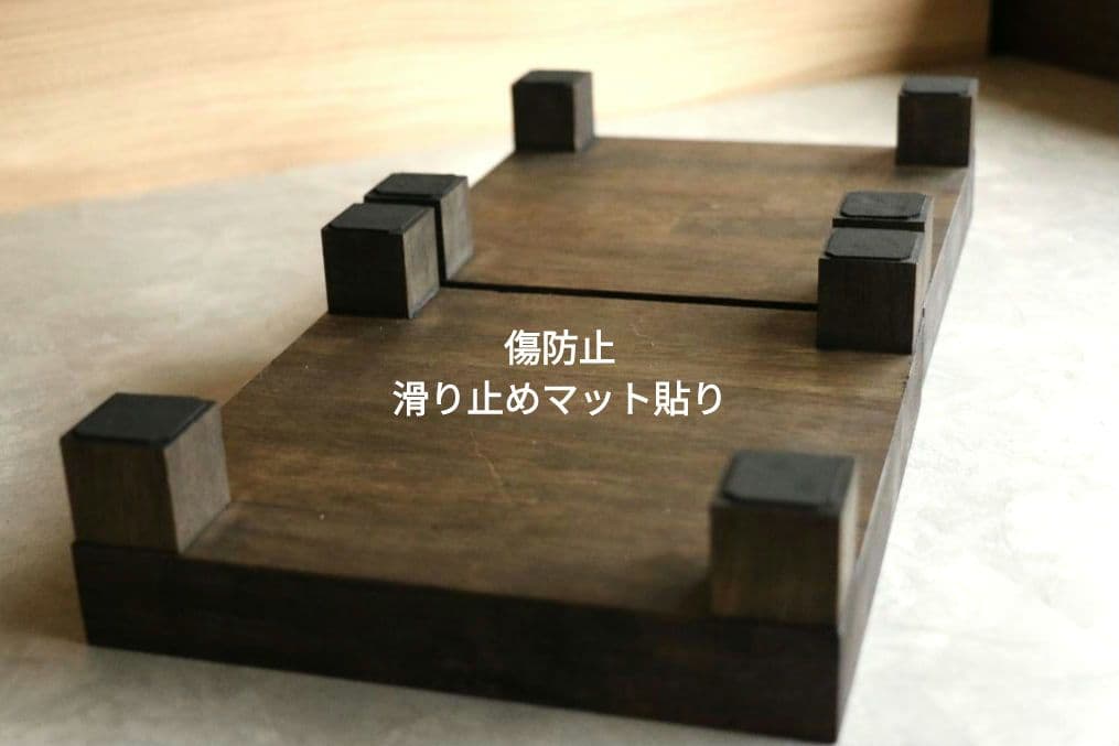 木製スピーカースタンド一対