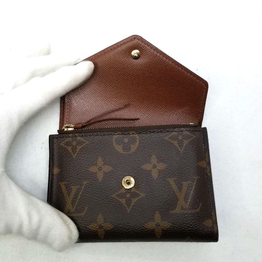 ルイヴィトン モノグラム ポルトフォイユ ヴィクトリーヌ コンパクト財布 IC