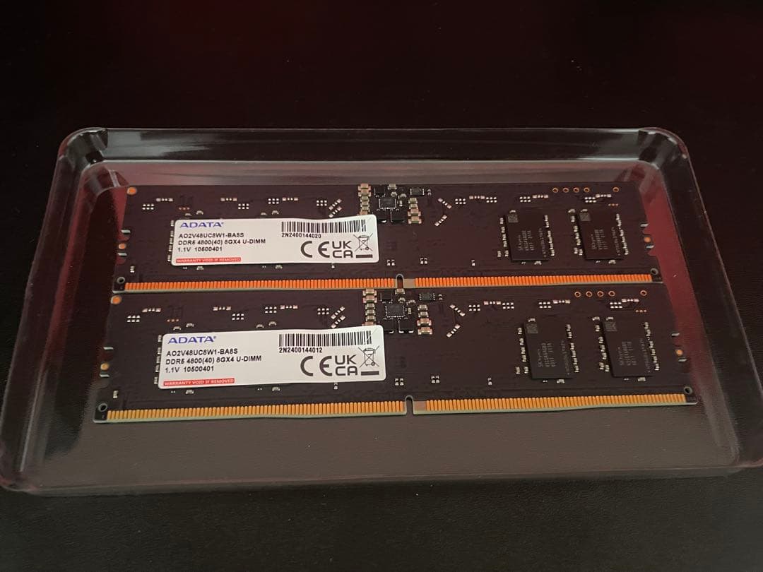 メモリー ADATA DDR5 4800MHz 16GB (2x8GB