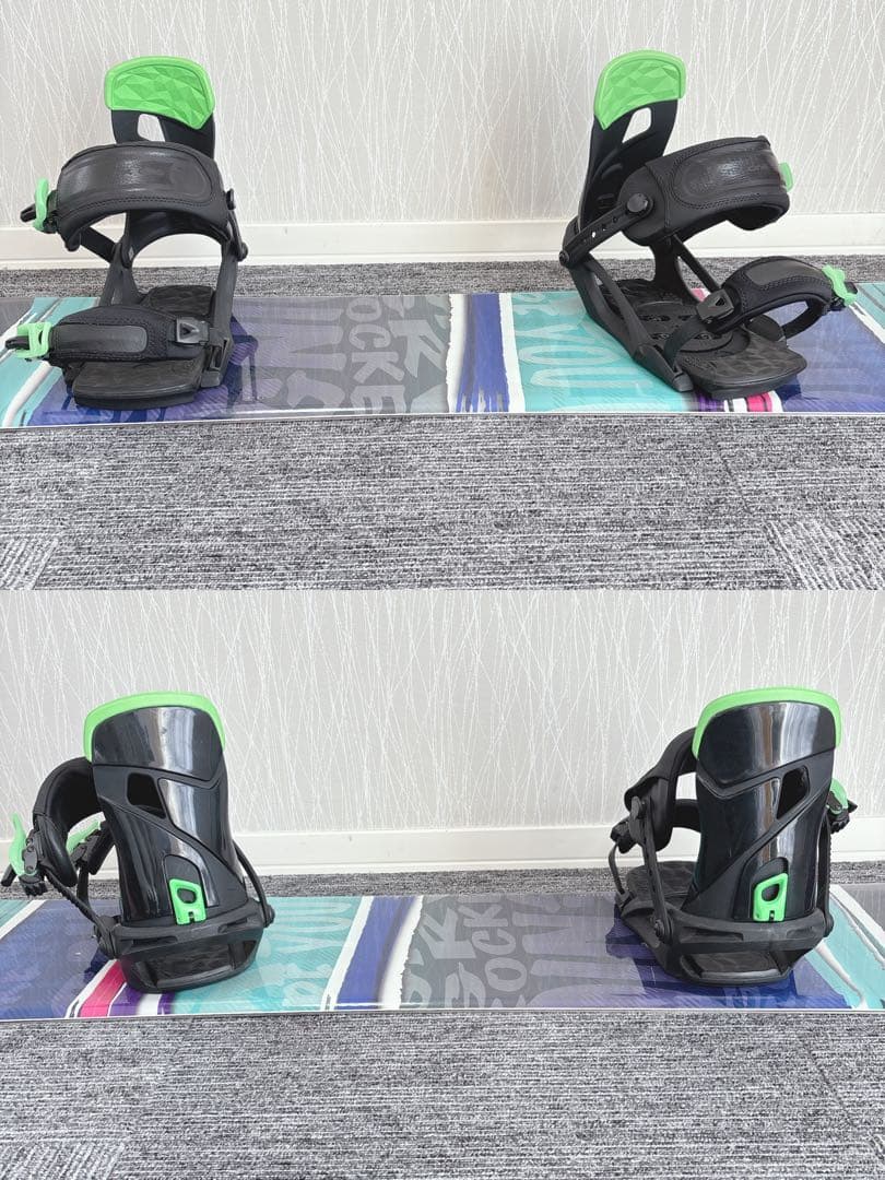 73超豪華❗️IGNIO/HEAD メンズスノーボードセット★155cm+ビン付