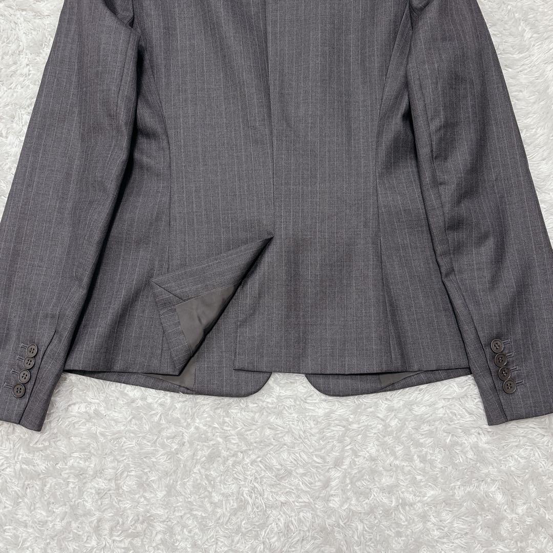 【Theory】セオリー セットアップ パンツスーツ ストライプ シルク混