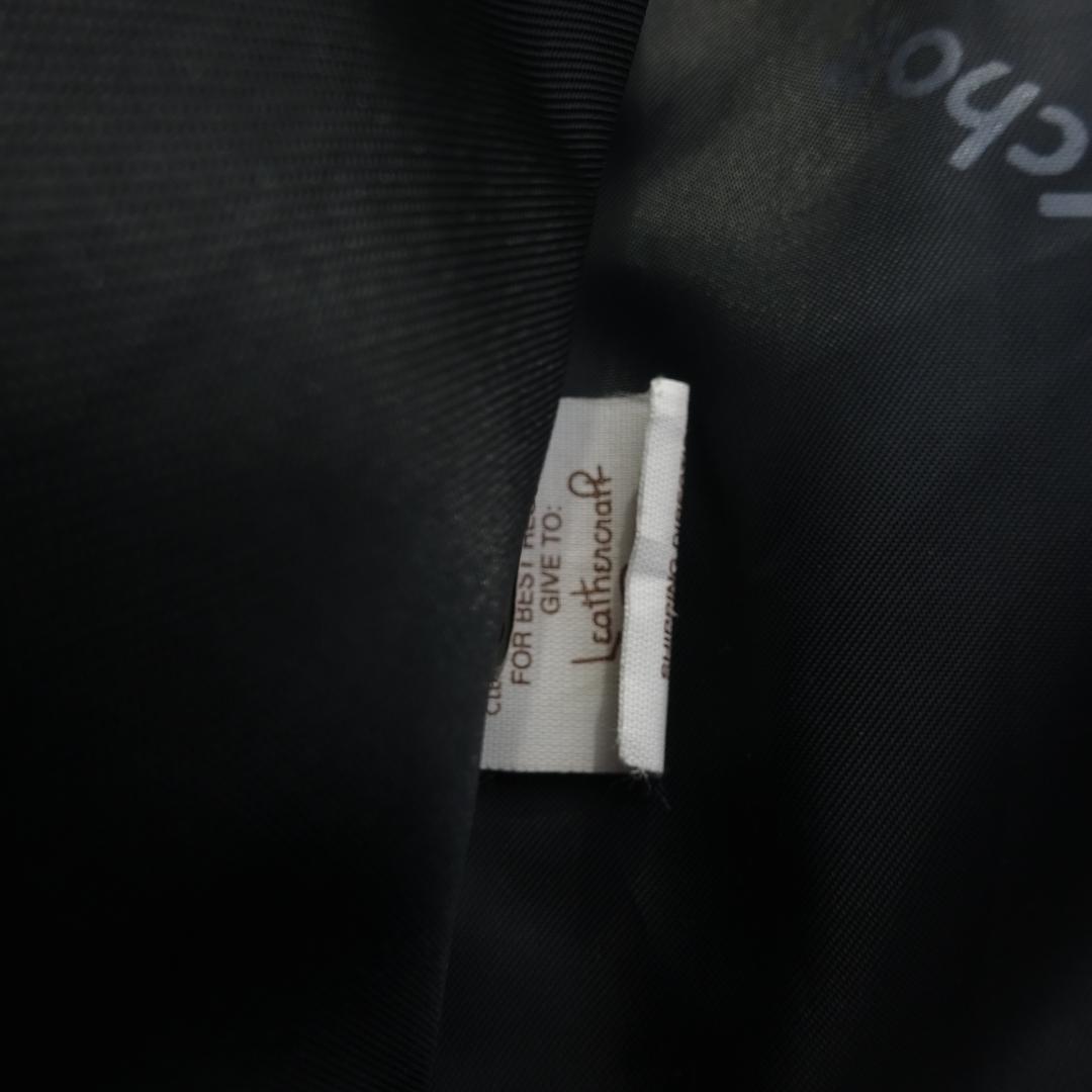 米国製Schottショット/立襟シングルライダース641/40真鍮系金ゴールド