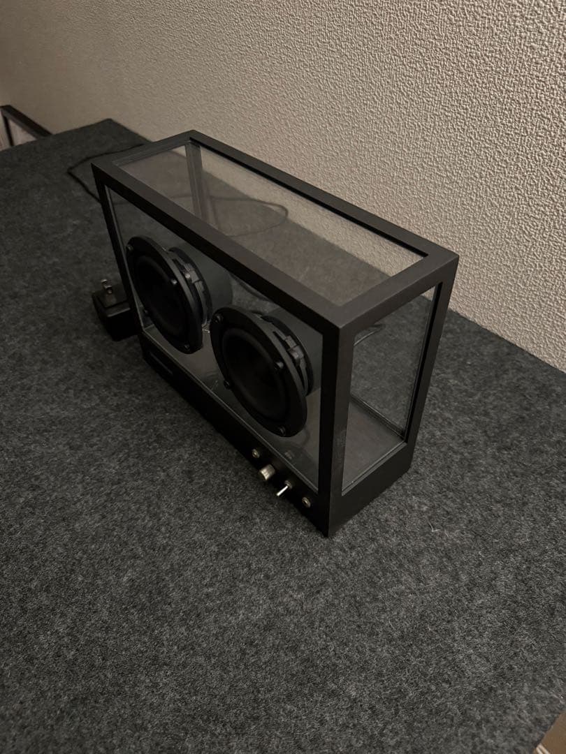 スピーカー・ウーファー Small Transparent Speaker Black