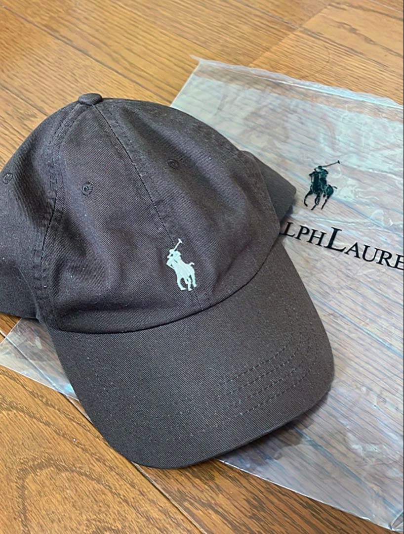 ポロ ラルフ ローレン ブラウンキャップ