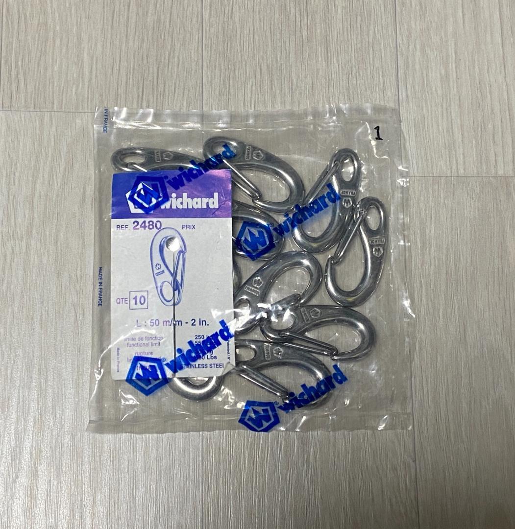 未開封！WICHARD ウィチャード 2480 カラビナ 50mm　（１）