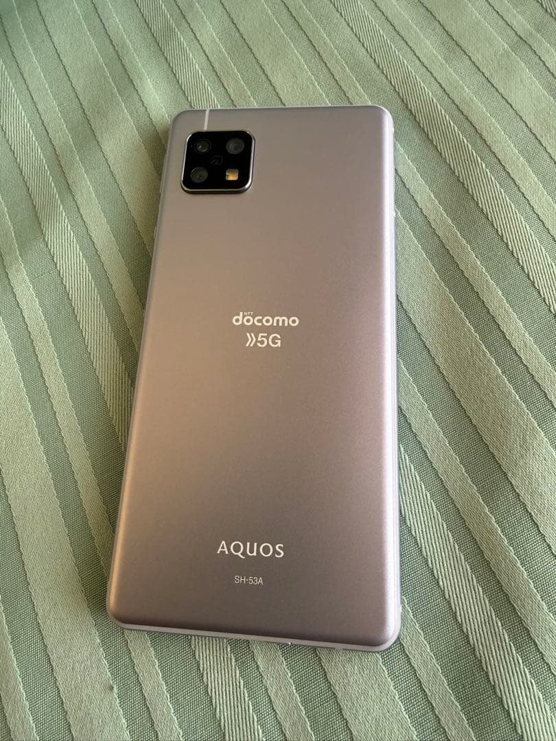 AQUOS sense5G SH-53A ドコモ ライラック 美品