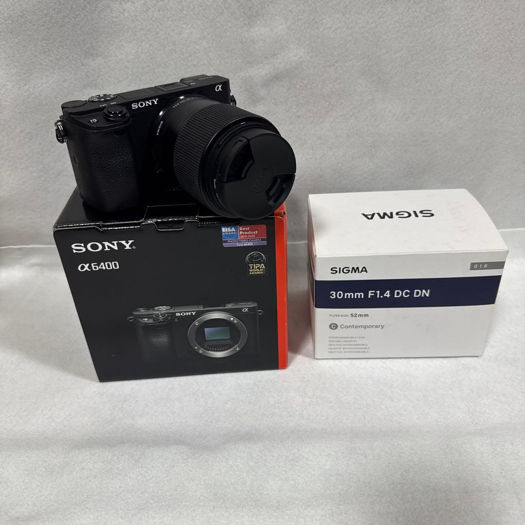 【美品】SONY α6400 + SIGMA 30mm F1.4 DC DN