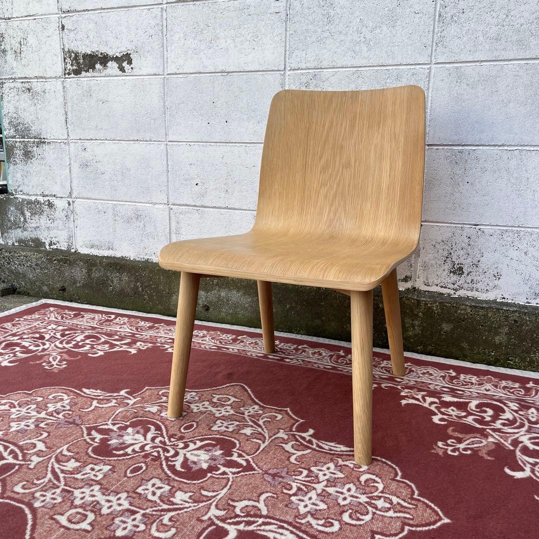 高品質◾️oliver オリバー プライウッド座面 木製チェア 椅子 イス B
