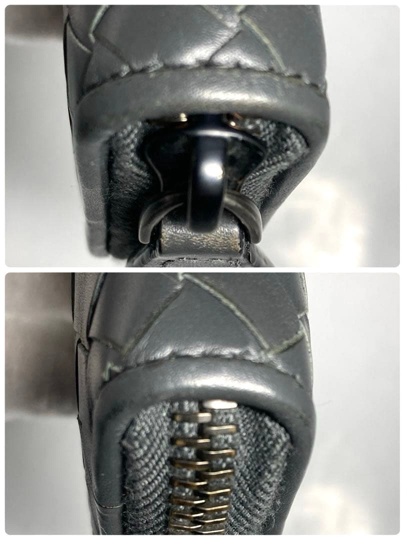 美品　ボッテガヴェネタ　イントレチャート　ケース　カードケース　グレー