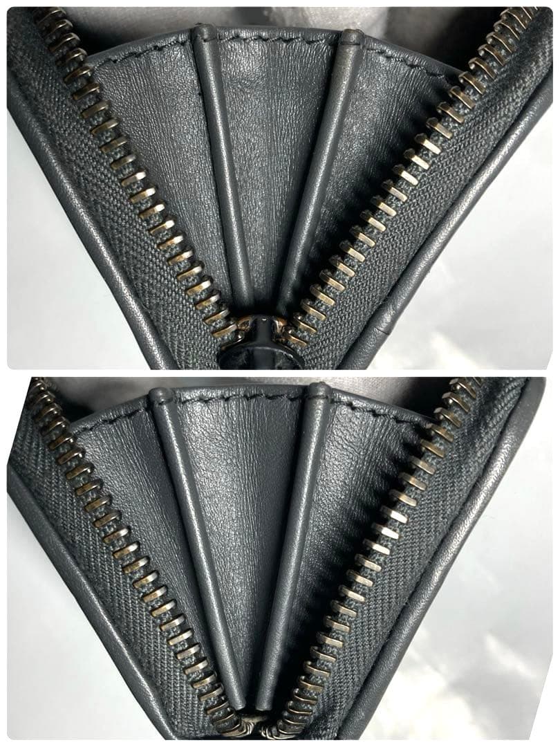 美品　ボッテガヴェネタ　イントレチャート　ケース　カードケース　グレー