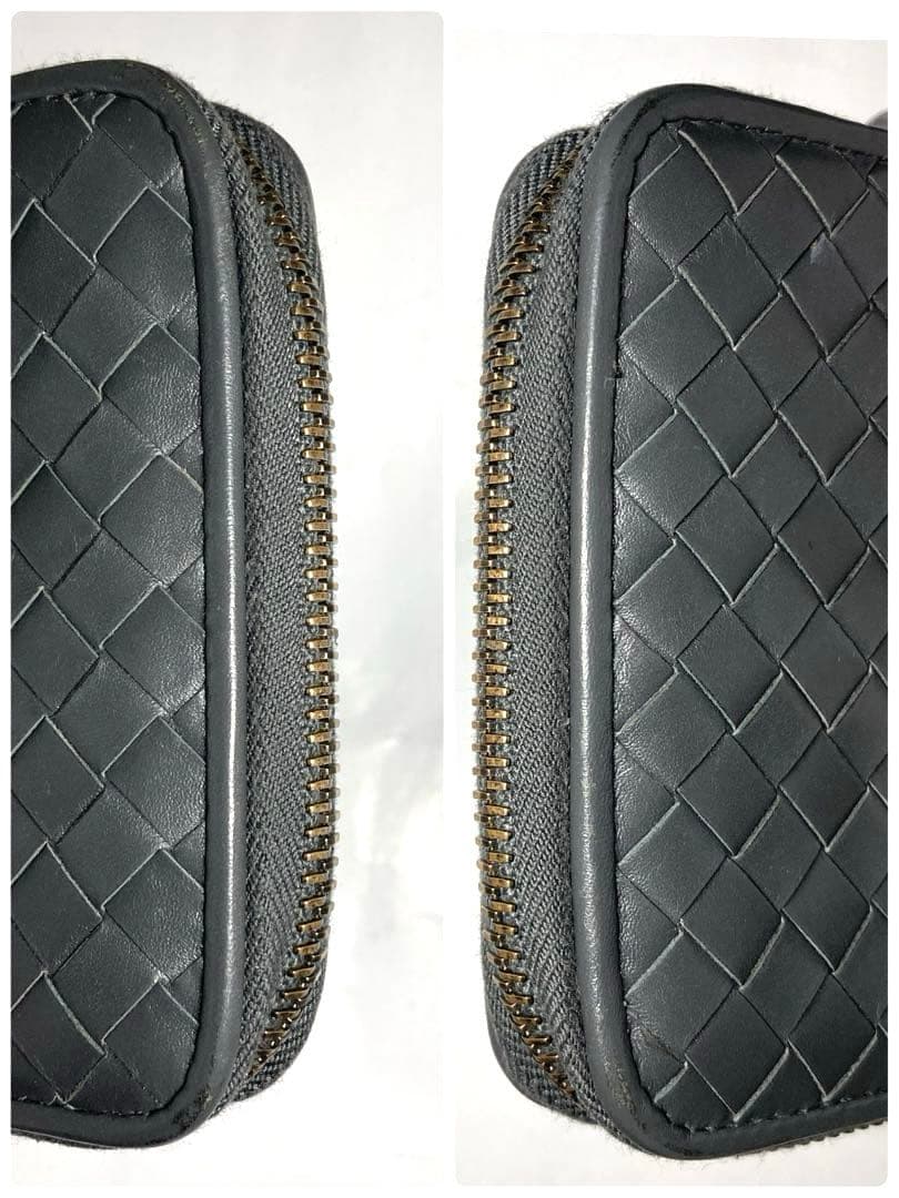 美品　ボッテガヴェネタ　イントレチャート　ケース　カードケース　グレー