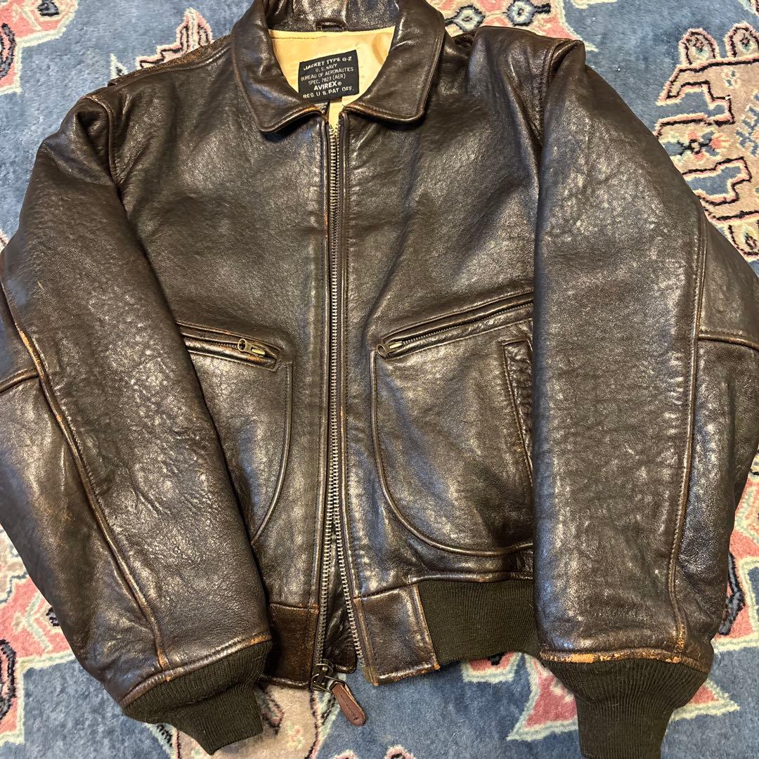 AVIREX レザーフライトジャケットタイプG2 (Sサイズ)