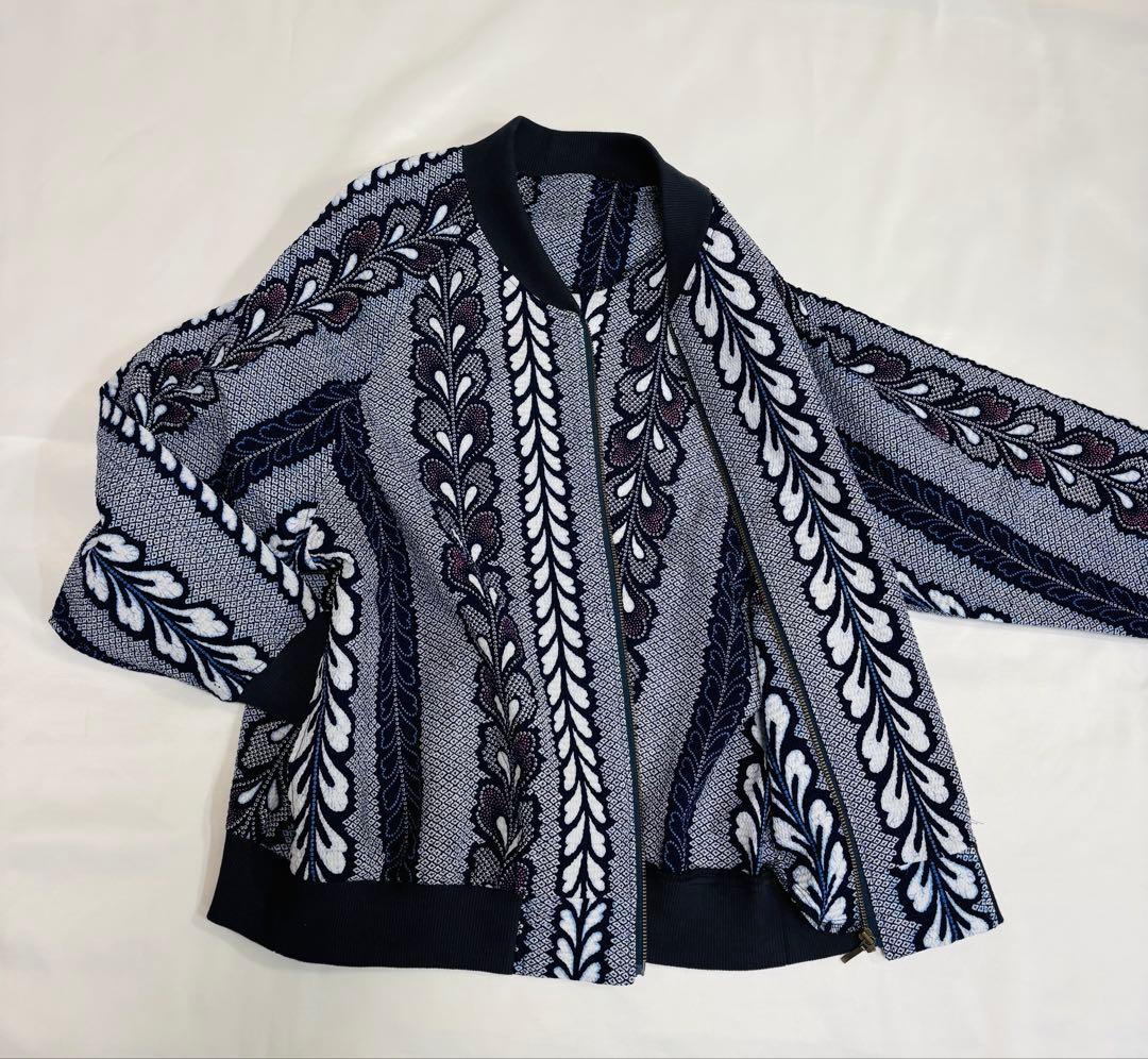 浴衣リメイク92番　有松鳴海絞り一重スカジャン風