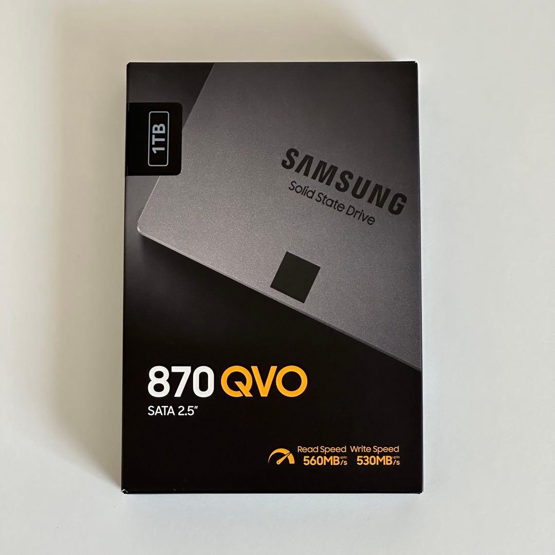 内蔵型SSD Samsung 870 QVO 1TB SATA 2.5 SSD