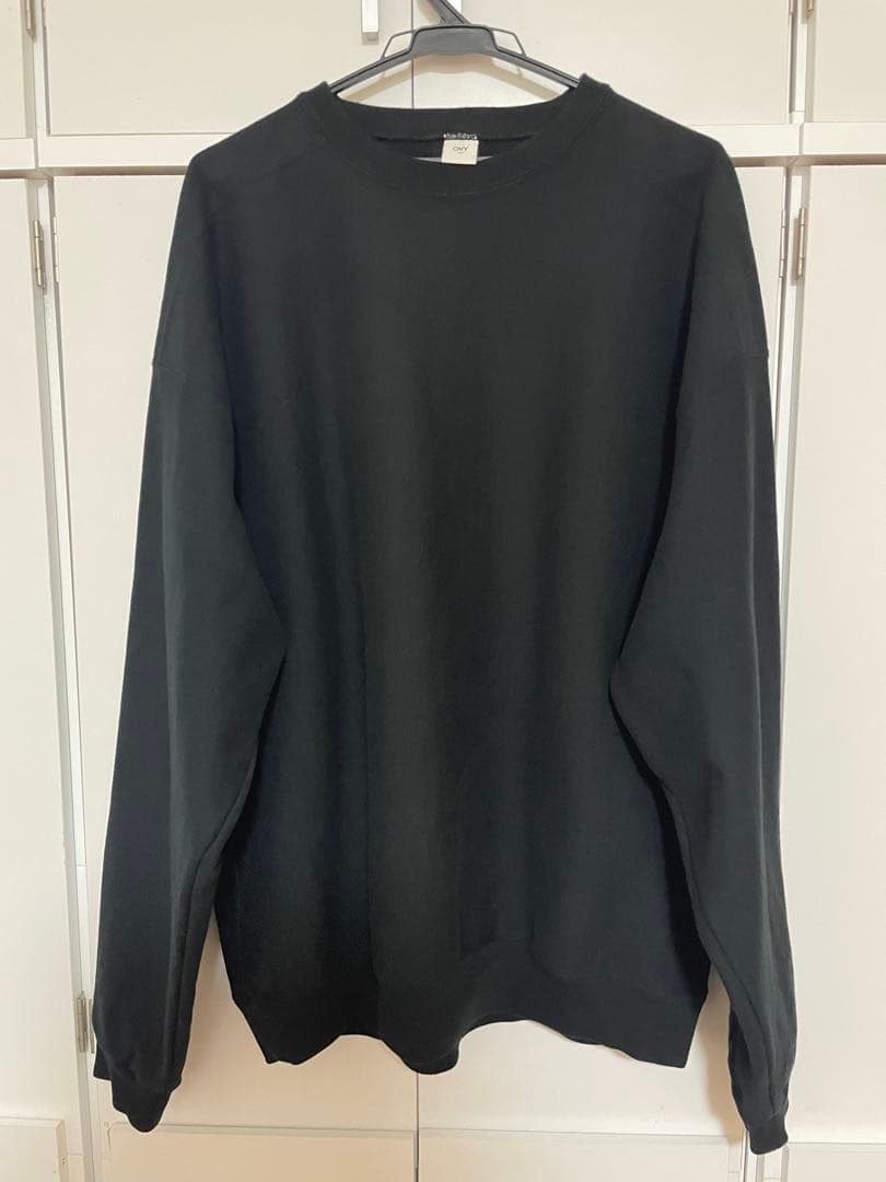 Ovy Heavy Weight Wide Pullover Sweat L 黒