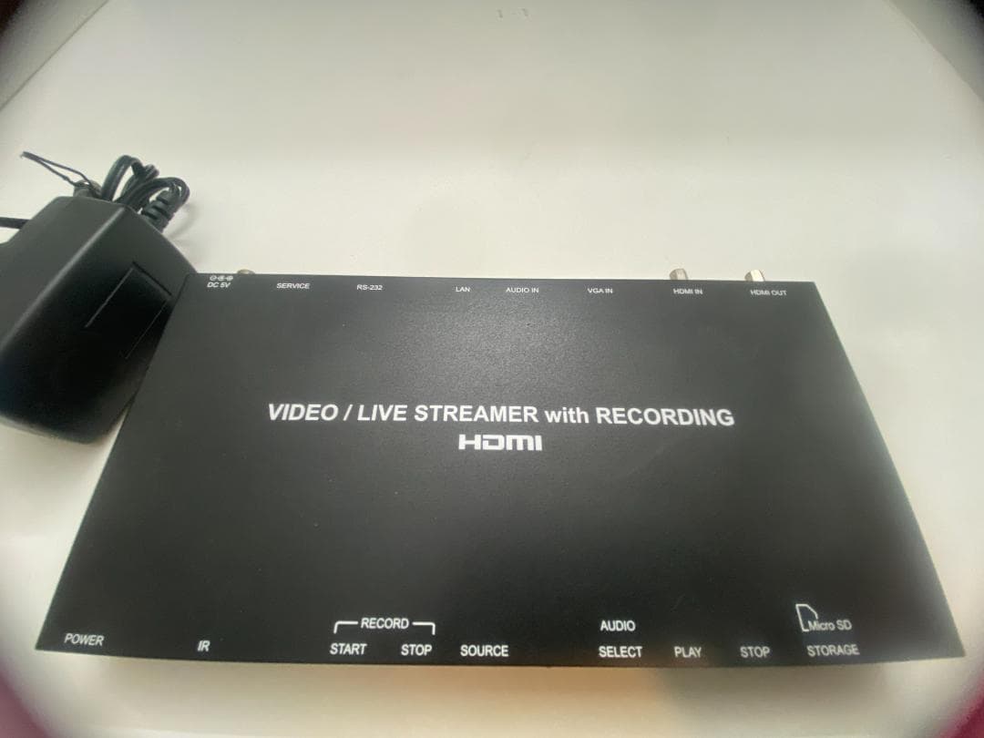 HDMI/VGA ビデオストリーム＆録画装置 CDPS-P311R