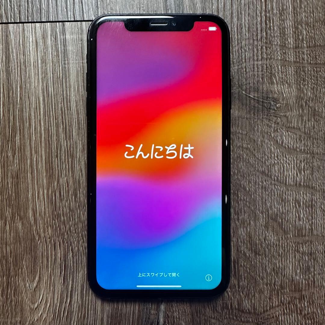 iPhone XR 本体 128GB バッテリー79% FaceID・バイブ故障