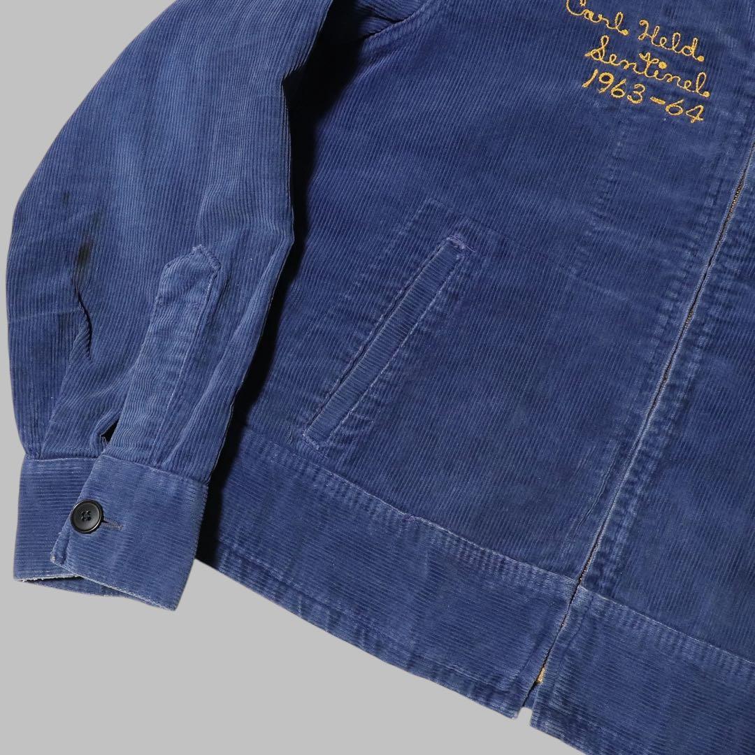 60s★FFA★ファーマーズジャケット★刺繍 ワッペン★USA製★短丈★L★42