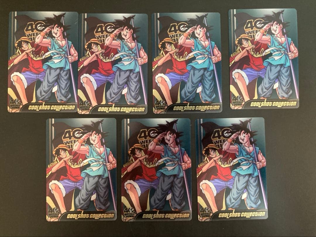 ジャンプ40周年「ワンピース×ドラゴンボール」38枚セット