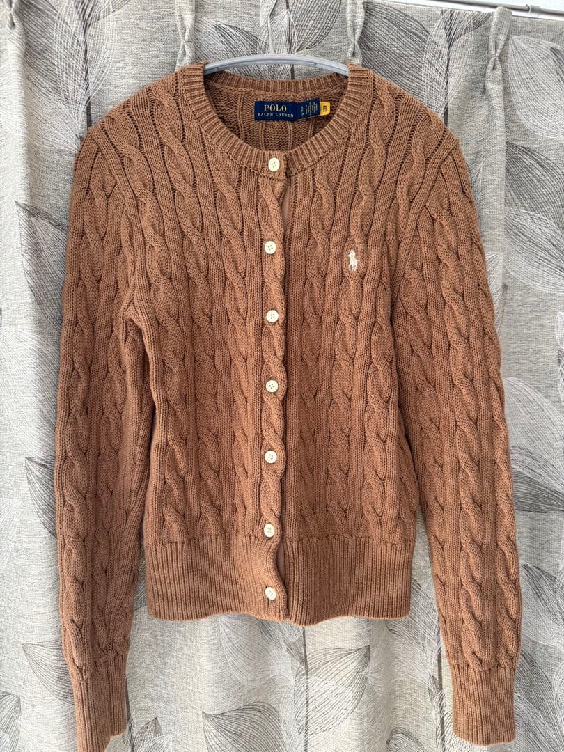 【るー】Polo Ralph Lauren ケーブルニットカーディガン