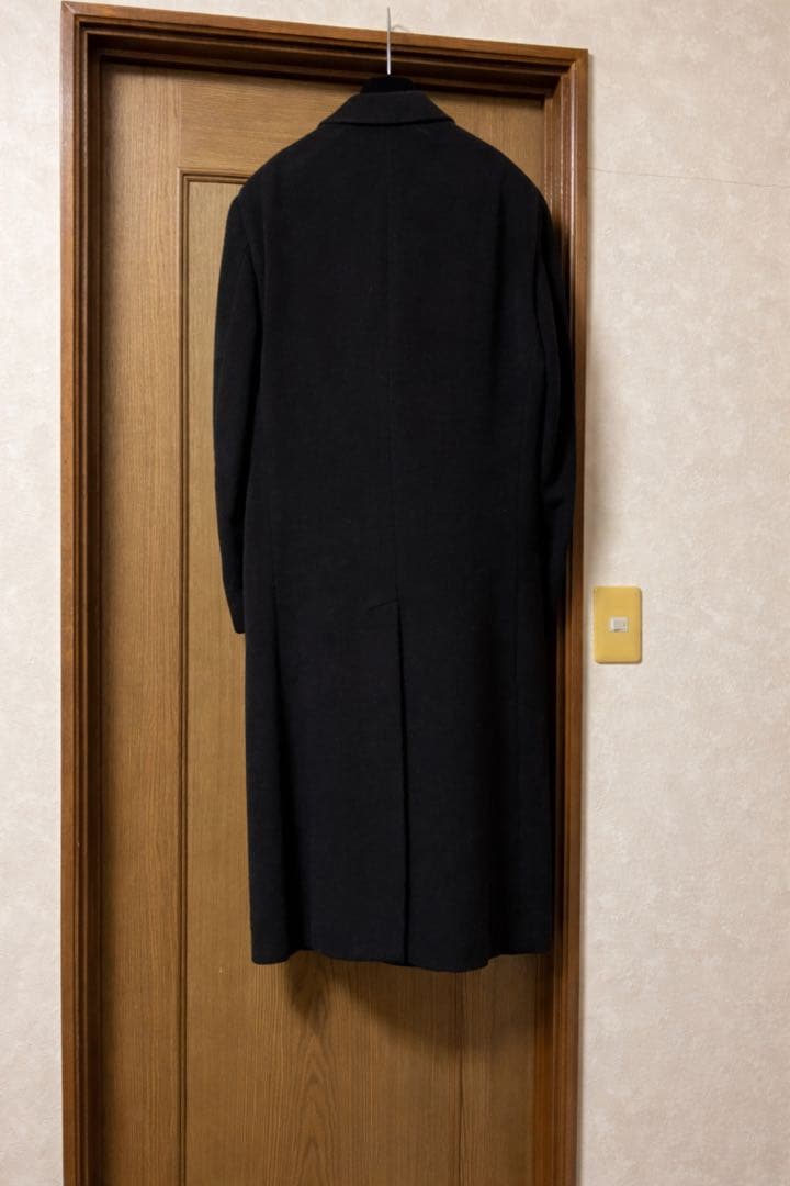 90s giorgio armani チェスターコート ブラック