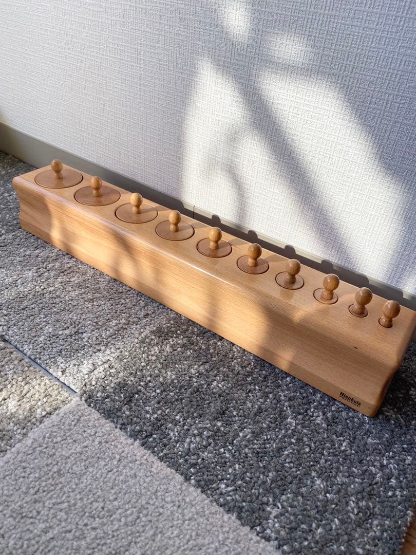 円柱さし1 ニーホイス社 はめこみ円柱 ニーホイス モンテッソーリ