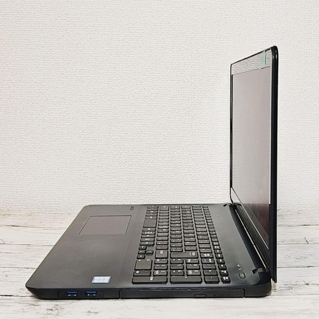VAIO 15インチ大画面ノートパソコン SSD カメラ テンキー DVD