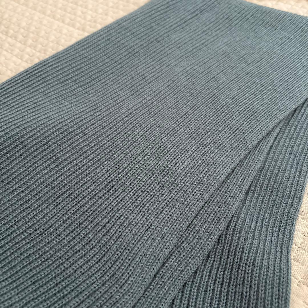 希少 1ldk evcon KNIT SCARF リブ マフラー