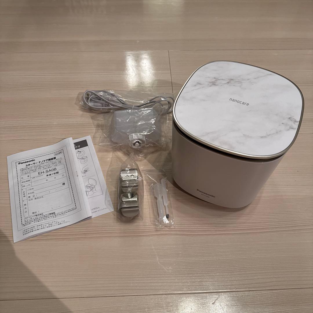 【1度のみ使用】美品 スチーマー ナノケア EH-SA0B パナソニック