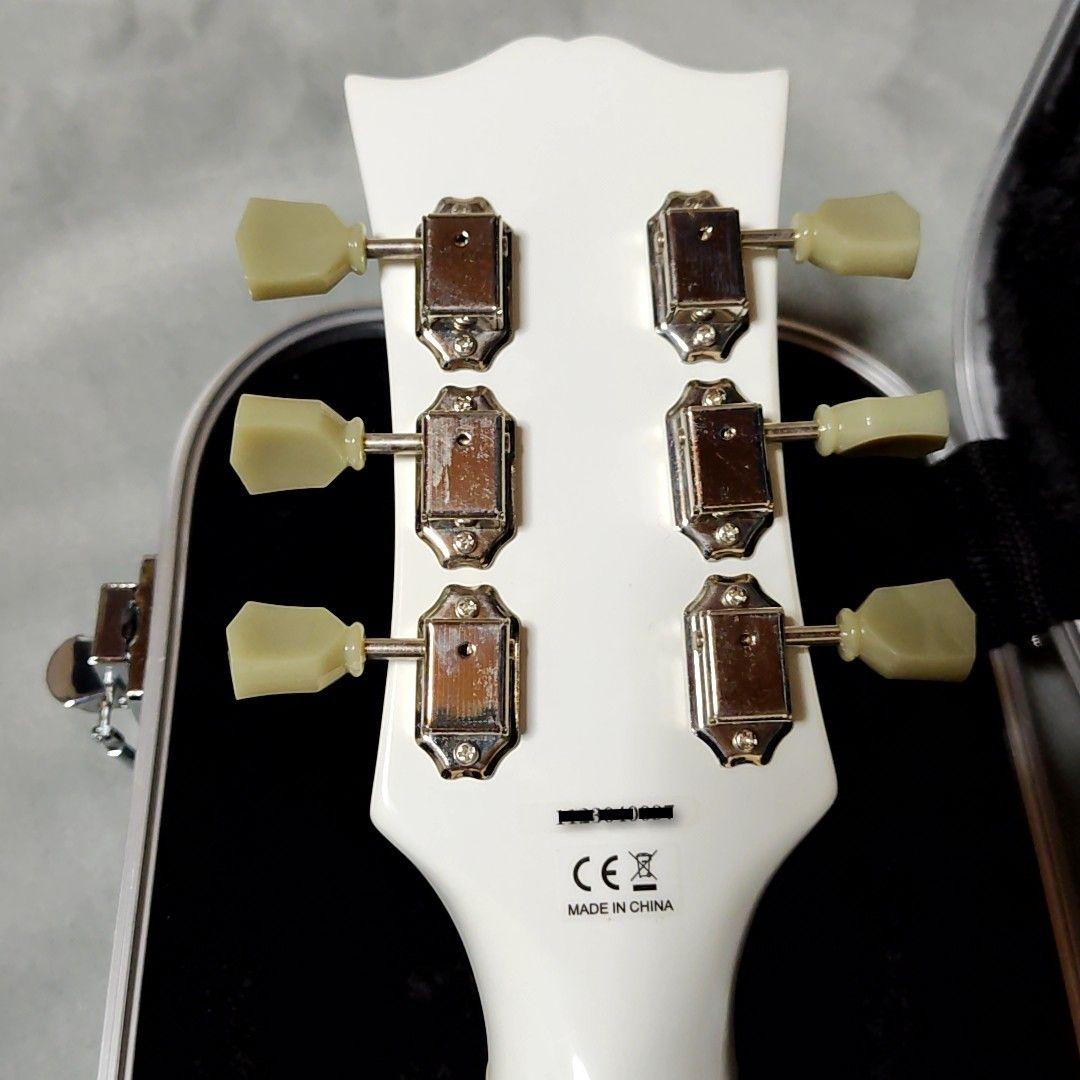 新品未使用 BLITZ BSG-STD ブリッツ エレキギター レスポール 白