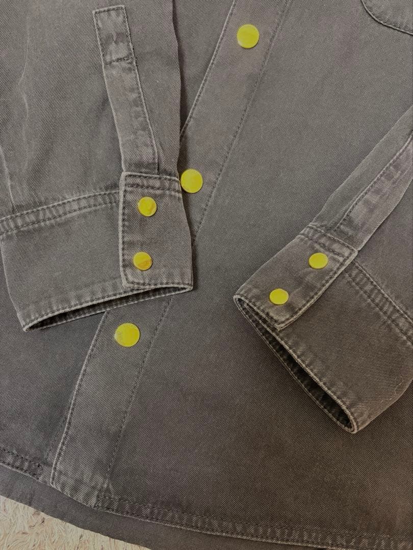 GUCCI ブラック デニムシャツ メンズ