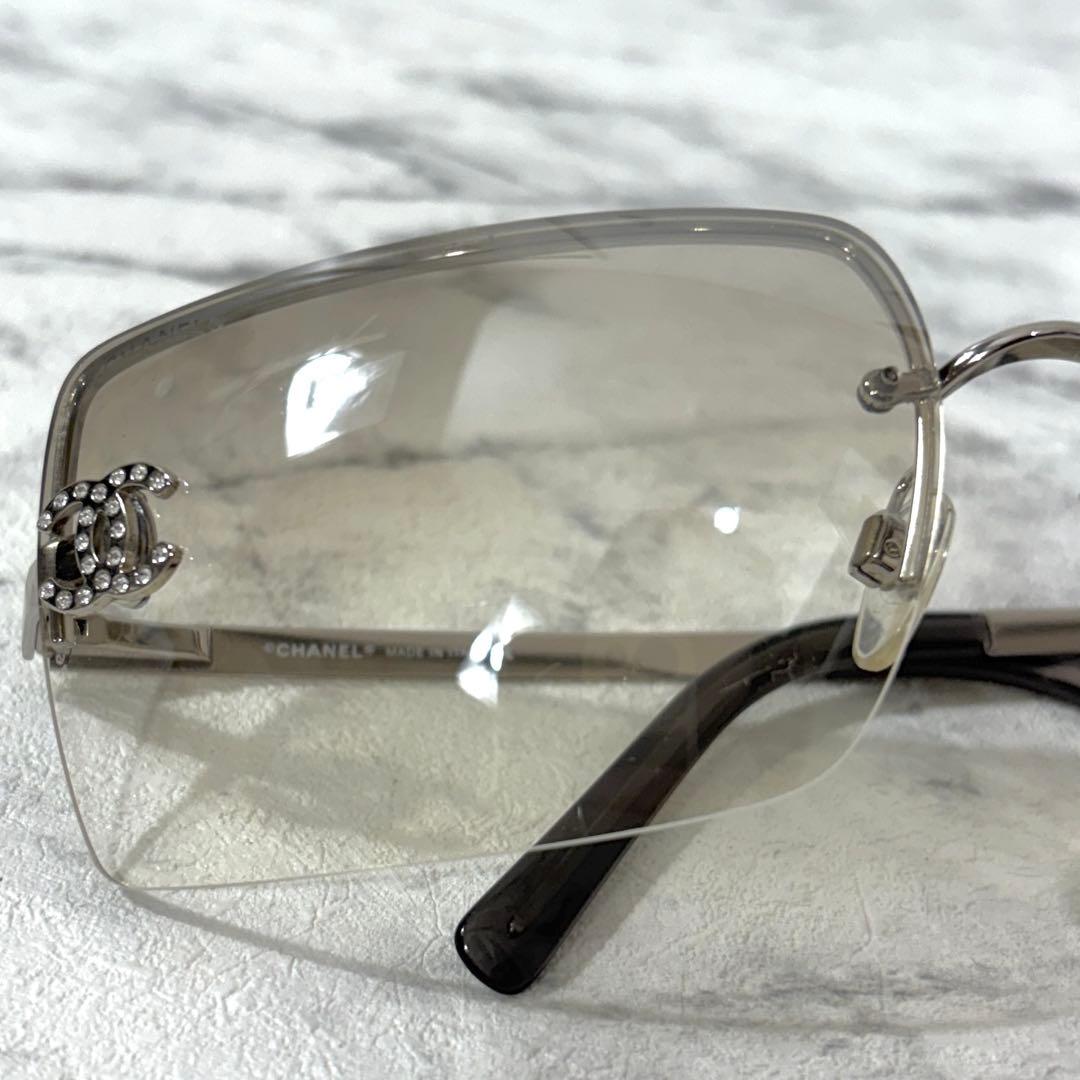 シャネル ココマーク ラインストーン サングラス グラデーション 4092-B