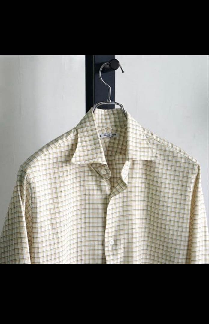 MAATEE&SONS 24SS LIAN C/S CHECK サイズ　3