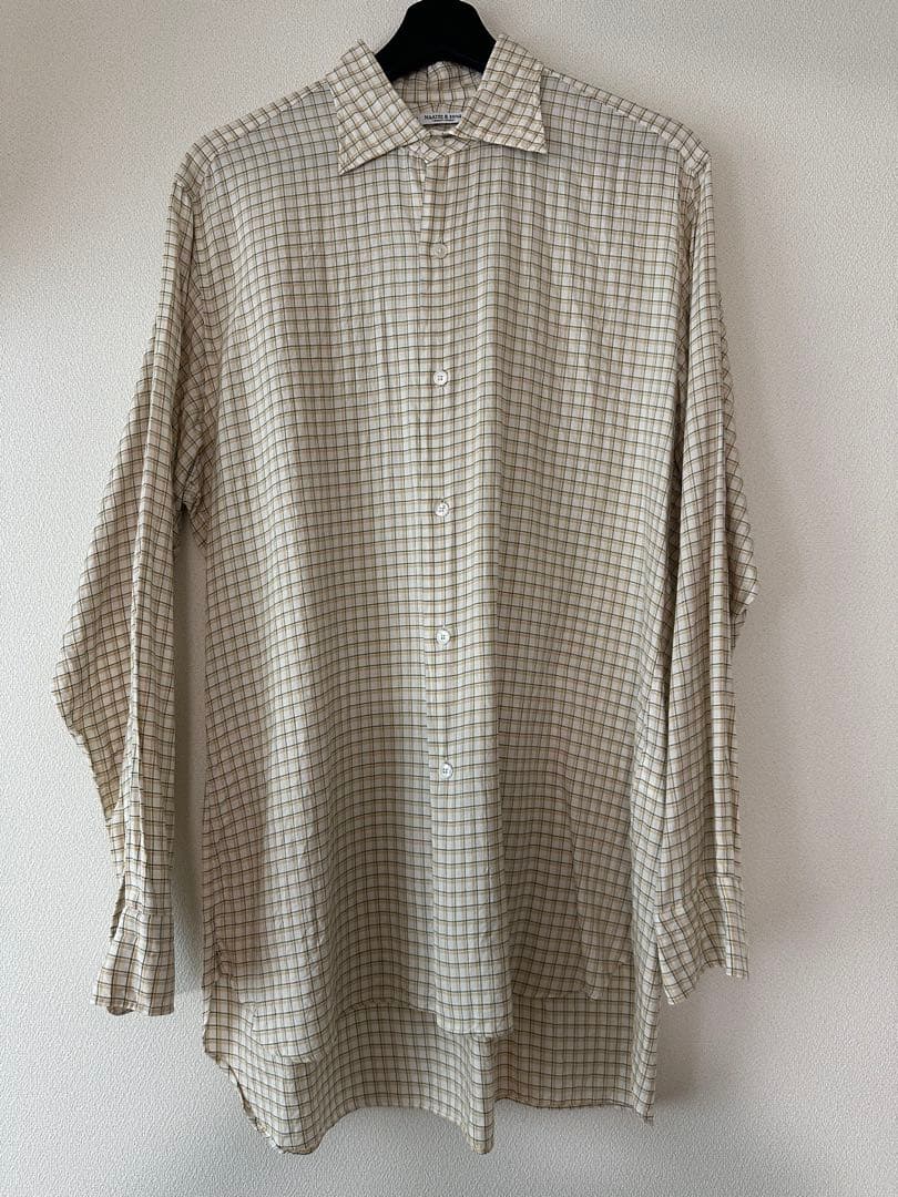 MAATEE&SONS 24SS LIAN C/S CHECK サイズ　3