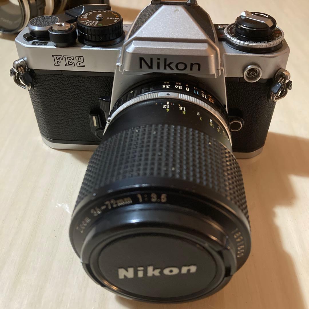 【ジャンク】Nikon FE2 一眼レフカメラ レンズ付き