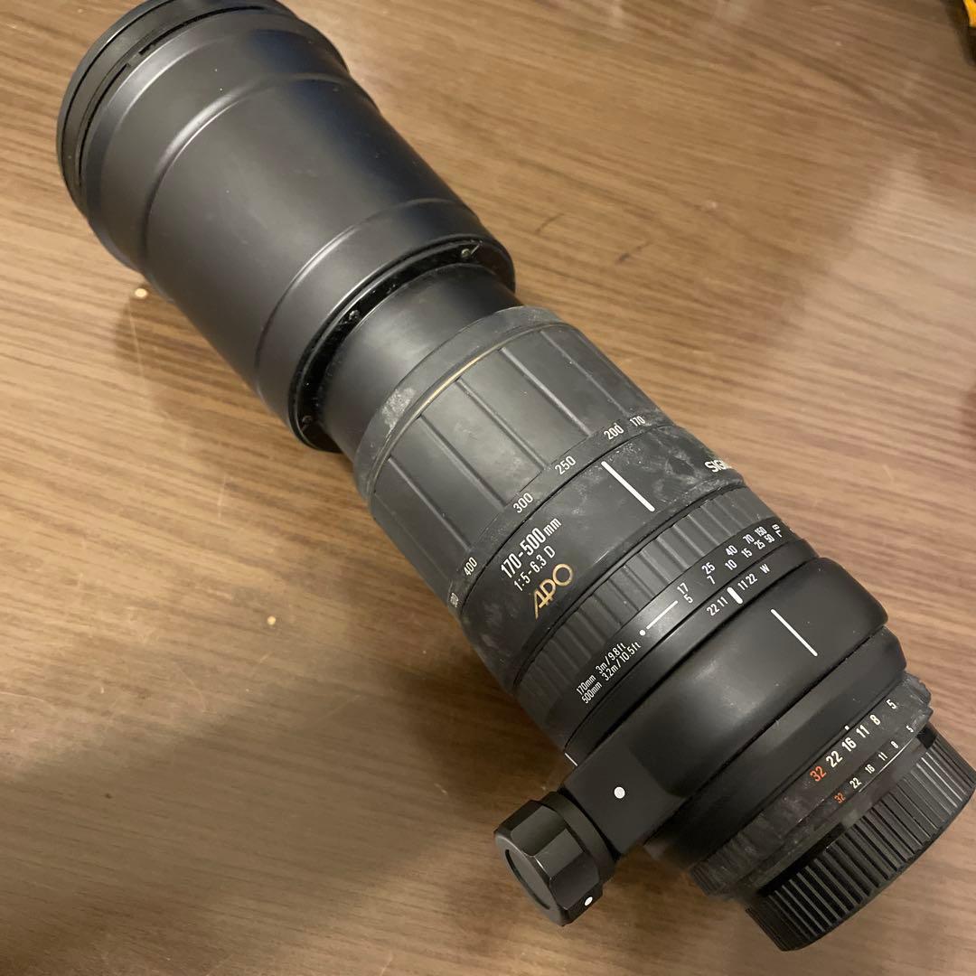 SIGMA望遠レンズ 170-500mm （ハードケース付き）