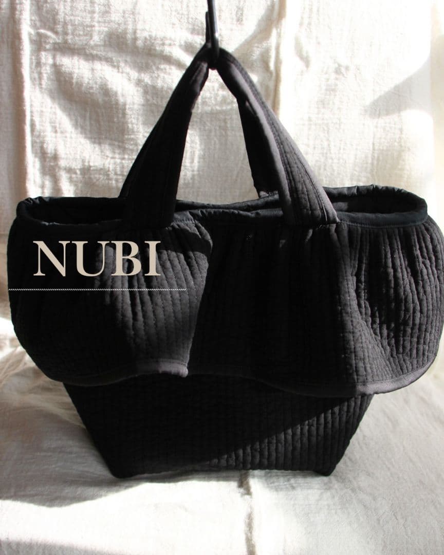 パル★　ヌビフリルトートバッグMedium【ブラック】