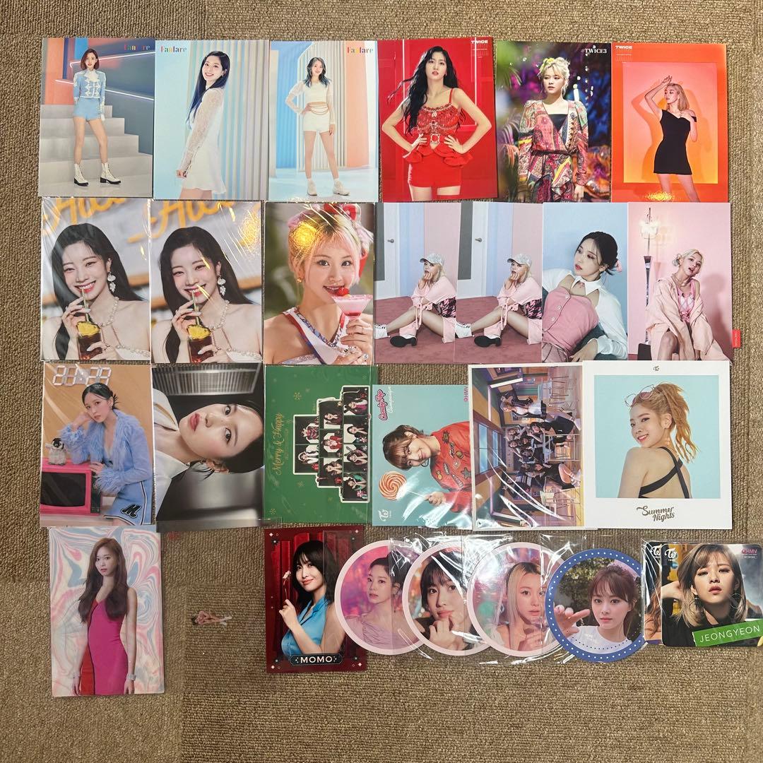TWICE ポストカード トレカ シール ポスターまとめ売り(ファイル付)