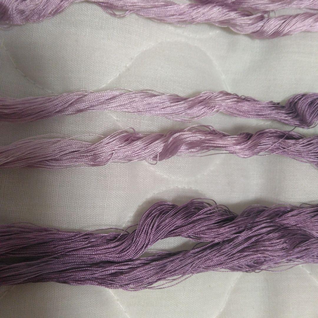 組紐作成用の変わり染め糸　9個