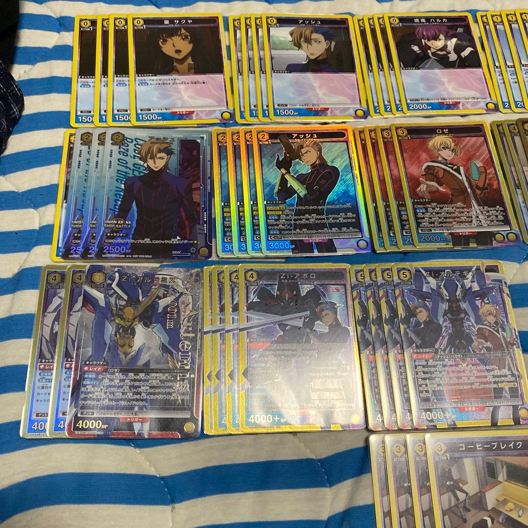 ユニオンアリーナ　コードギアス奪還のロゼ　黄ロゼ　デッキ