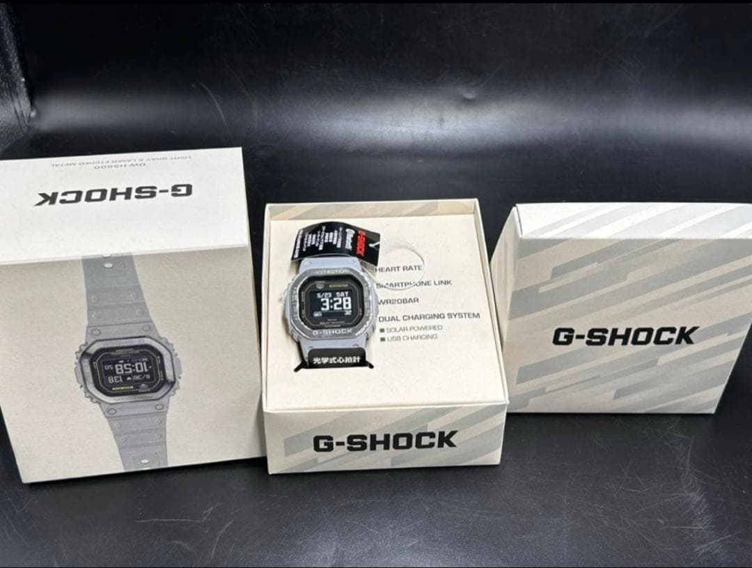後継現行品G-SHOCK DW-H5600MB メタルベゼル 心拍計搭載