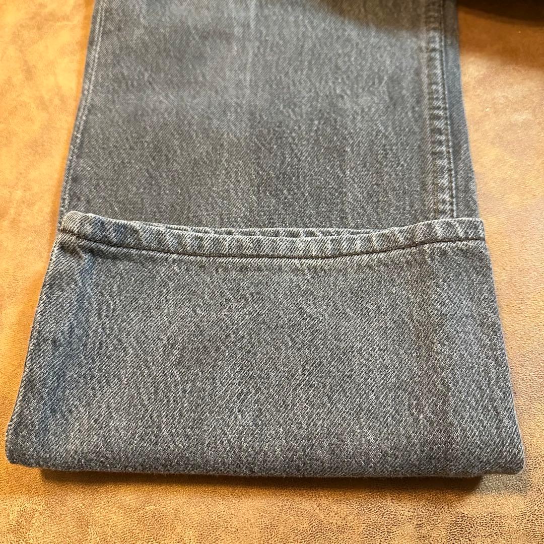 【80s】Levi's 501 先染め アメ製 ブラックデニム W32