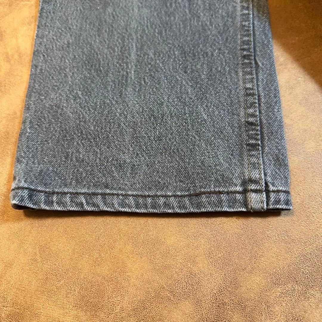 【80s】Levi's 501 先染め アメ製 ブラックデニム W32