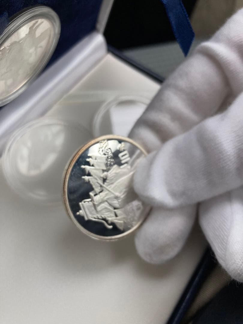 三国志　記念硬貨4枚セット　1995年　鑑定書ナンバー付き