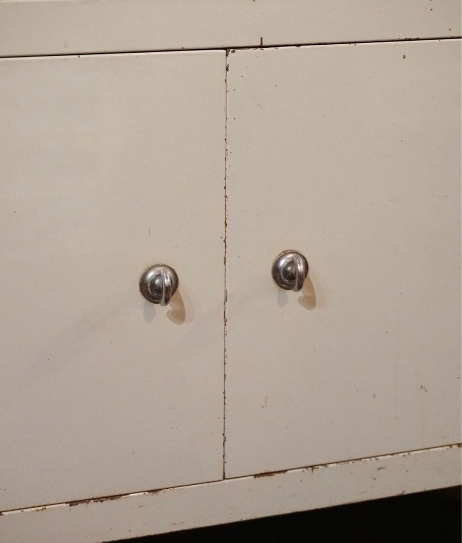 ケビント　ドクターキャビネット　ガラス棚　医療棚　ヴィンテージ