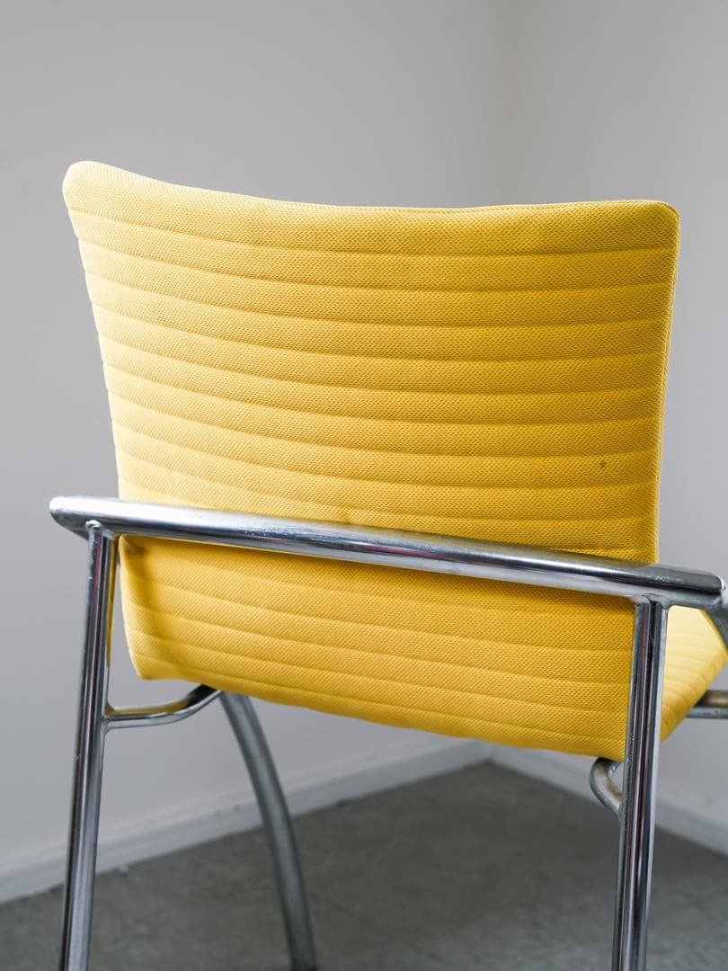 vintage postmodern チェア アノニマス レトロポップ イエロー