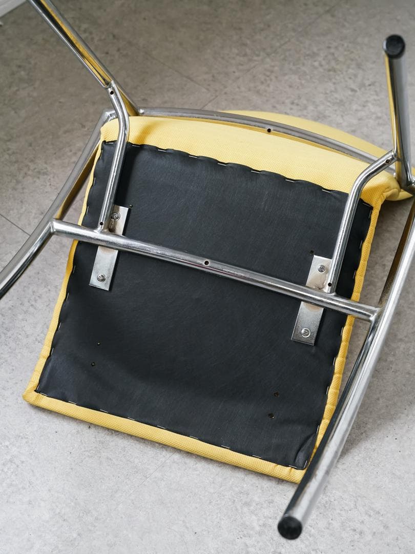 vintage postmodern チェア アノニマス レトロポップ イエロー