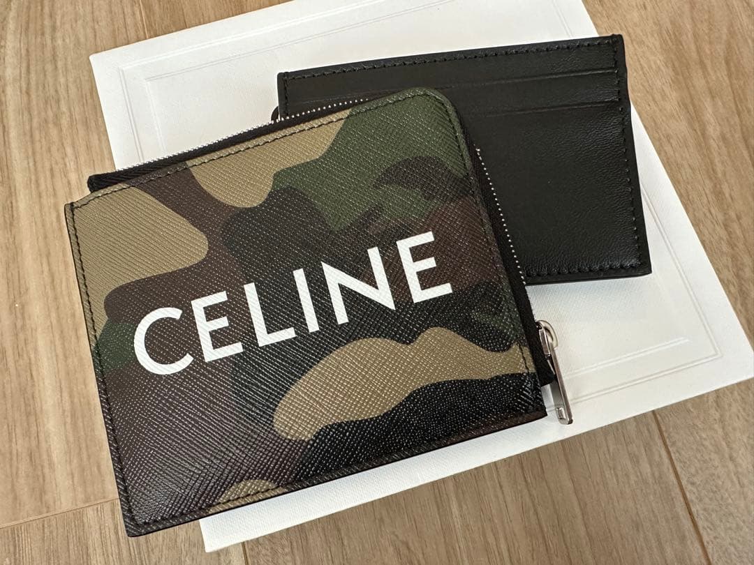 新品未使用 CELINE セリーヌ カモフラ カードホルダー＆ケース 財布