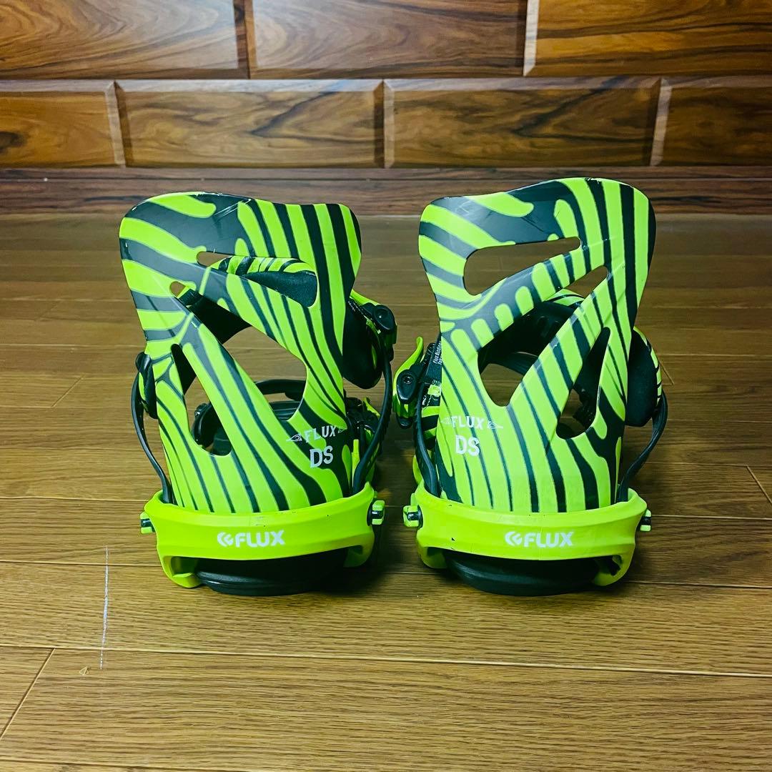 【限定色】FLUX DS スノーボード ビンディング ブラック/グリーン S