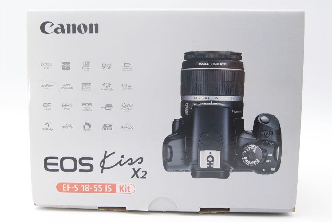 【元箱付】Canon EOS Kiss X2 標準レンズキット スマホ転送